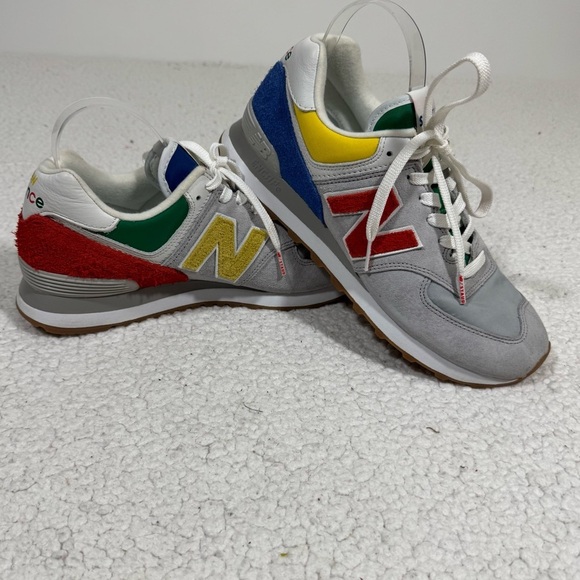 New Balance 574 X STAUD Rain Cloud Team Red Men’s Sneakers Shoes Size 8.5 main image 5